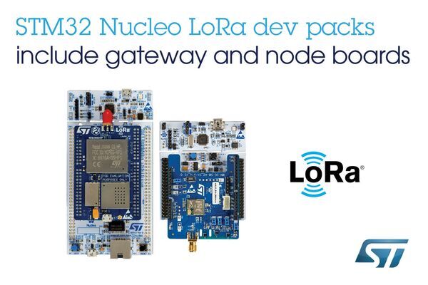 Affordable LoRa® Development Packs from STMicroelectronics Jump-Start Projects Leveraging Large-Scale LPWAN Connectivity