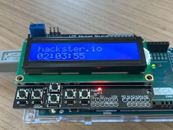 Digital Watch on Arduino Using a Finite State Machine