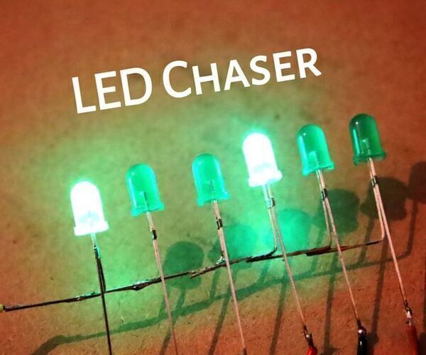 How to Make Best LED Chaser Circuit Without IC