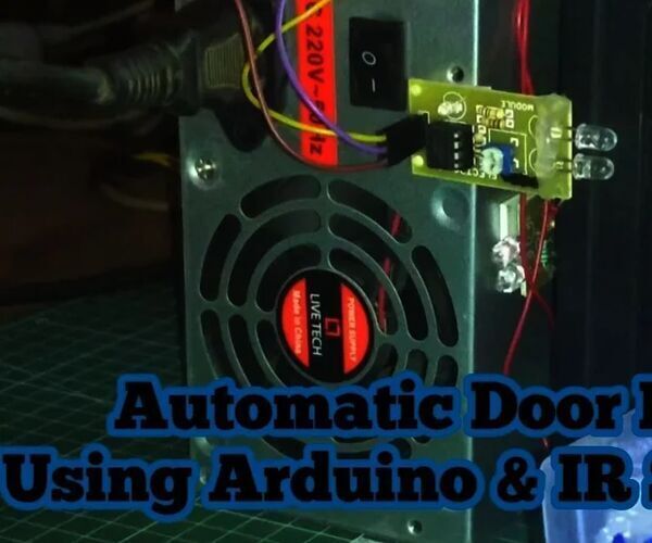 Automatic Door Lock Using Arduino and IR Sensors