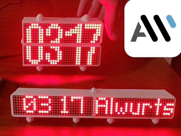 IOT Convertible LED Matrix Clock