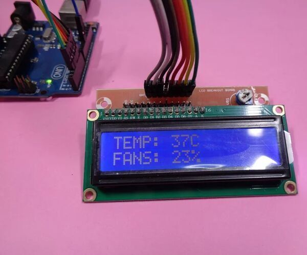 Room Temperature Based Fan Speed Control