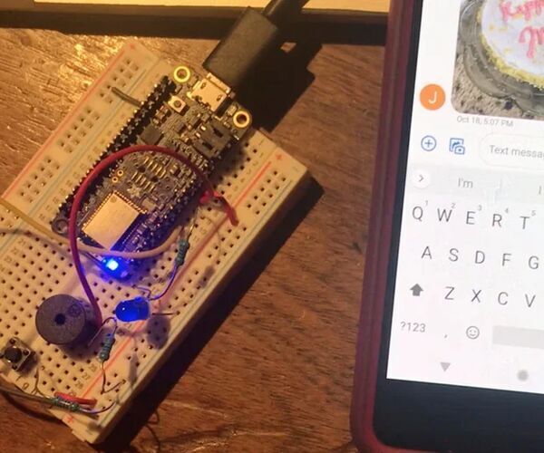 Use Arduino and a Button to Send Auto-responses to Your Phone!