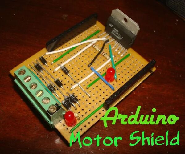 Arduino L298 Motor Shield