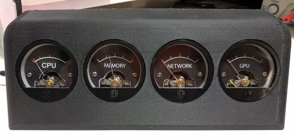 DIY Analog Resource Monitor for your PC