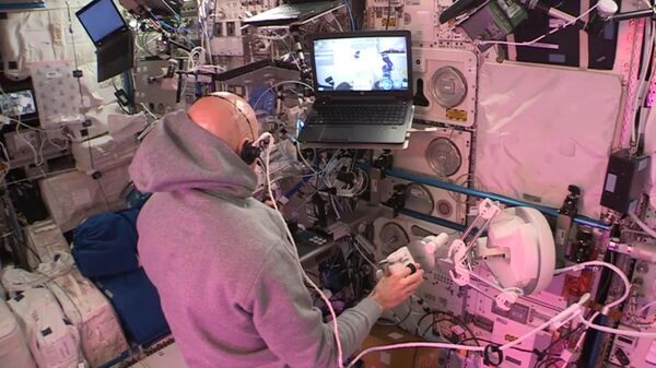 An EPFL robot in space