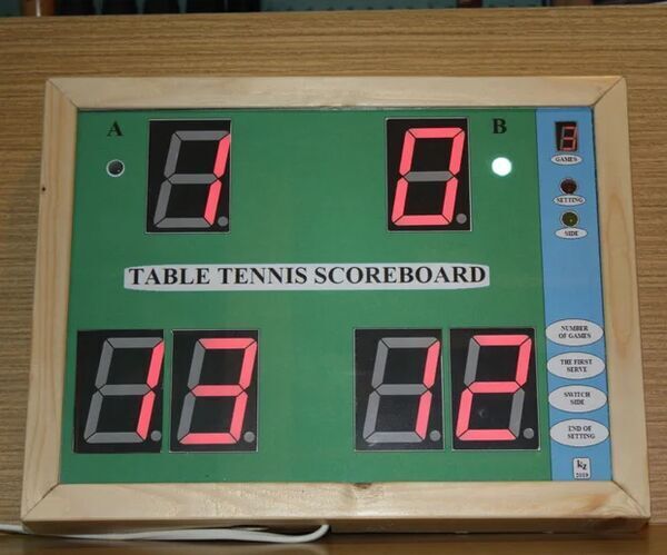 Bloetooth Table Tennis Scoreboard