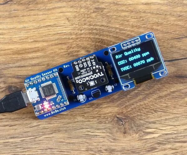 Air Quality Sensor Using an Arduino