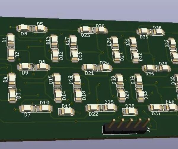 Custom Designed Seven Segment Using LED's | Arduino