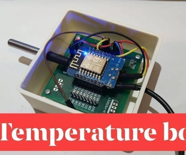 DS18B20 Temperature Sensor Box