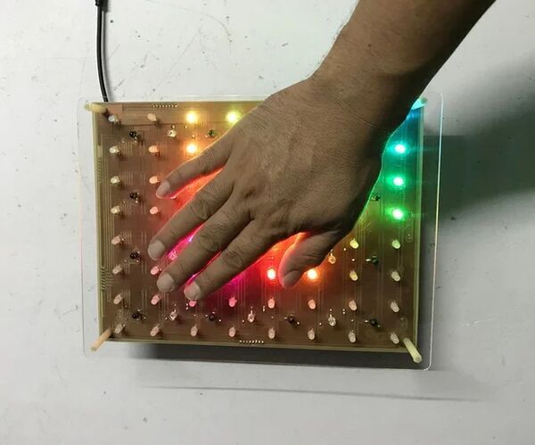 PCB FOR INTERACTIVE MODULE 8x8