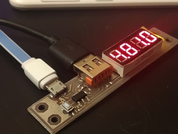 Self-Calibrating USB Voltage/Current Meter