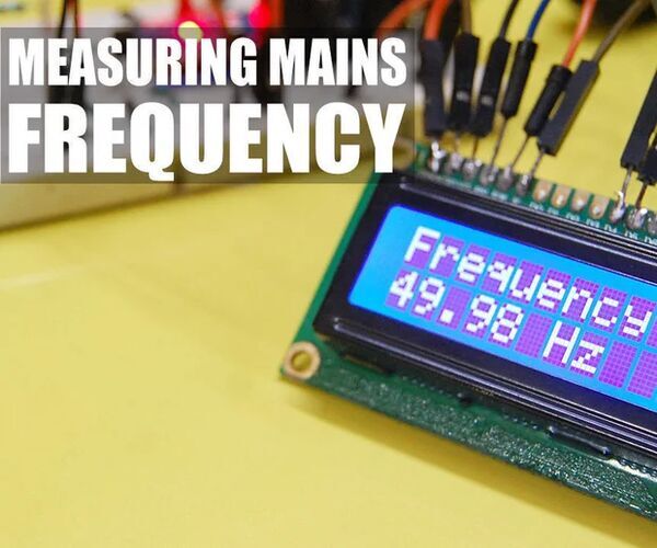 Measure Mains Frequency Using Arduino