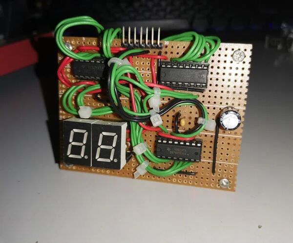 2x 7-Segment Display With 3 Pins From Arduino