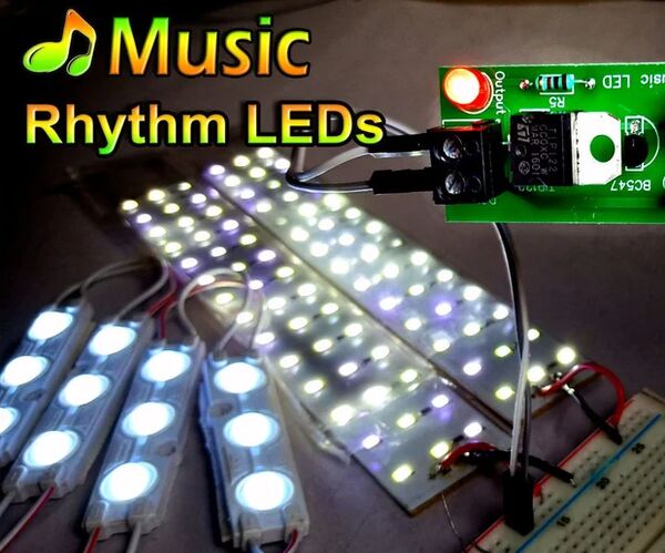 Music Rhythm LED Flash Light