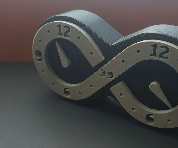 3D Printed Infinity Clock