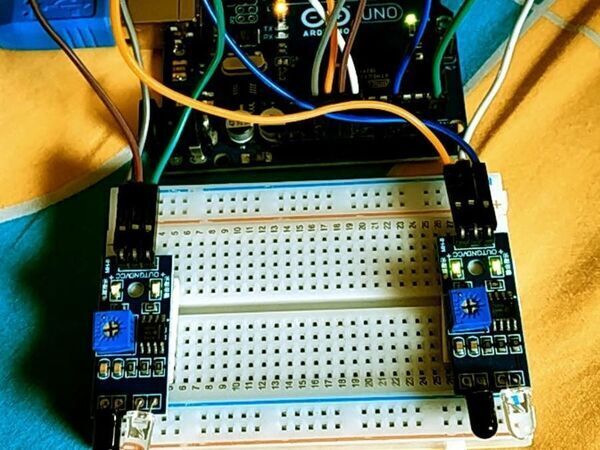 Arduino speed detector