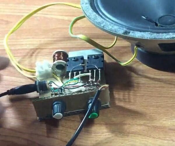 DIY  Powerful Amplifier  With A1943/C5200