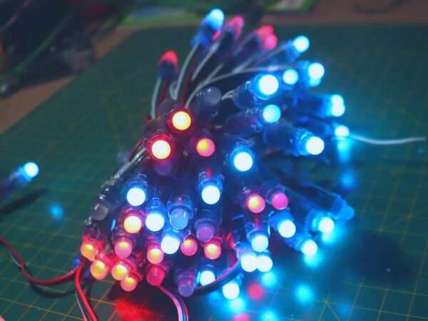 How to control WS2811 RGB LED with Arduino