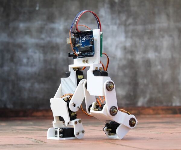 Arduino Controlled Robotic Biped
