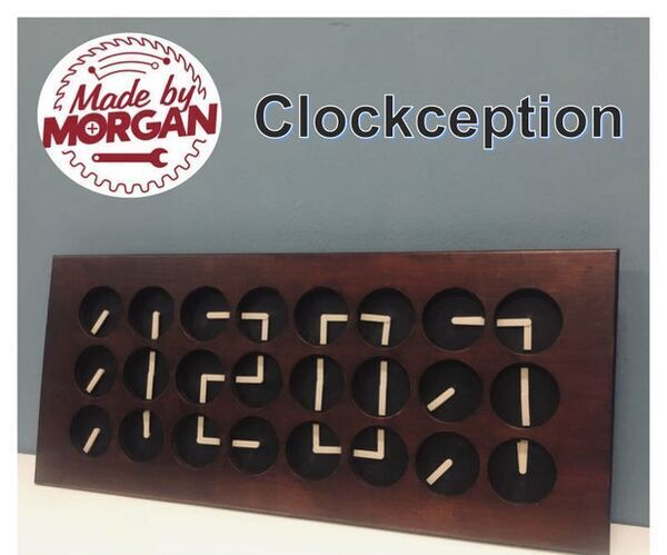 Clockception - How to Build a Clock Made From Clocks!