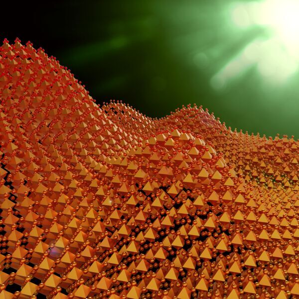 Solar cell material performs better under pressure