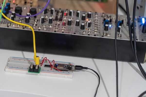 Using Modular Synth to Control Atem Camera Switching over WiFi using ESP8266