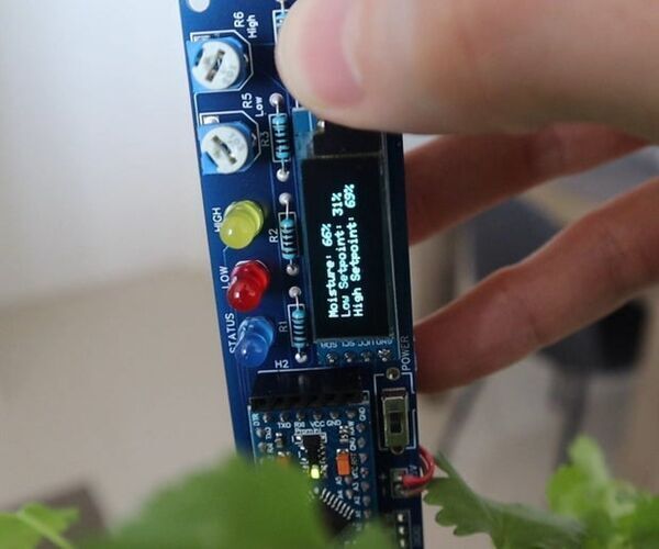 Arduino Soil Moisture Monitoring Stick - Never Forget to Water Your Plants