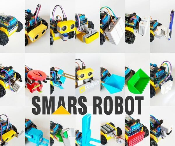 How to Build SMARS Robot - Arduino Smart Robot Tank Bluetooth