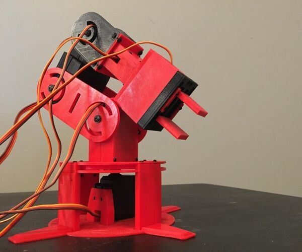 3D Printed Arduino Based Robotic Arm