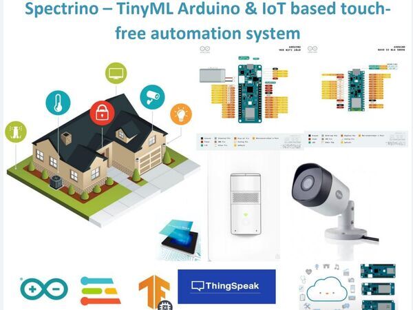 Spectrino: TinyML Arduino & IoT Based Touch-Free Solutions