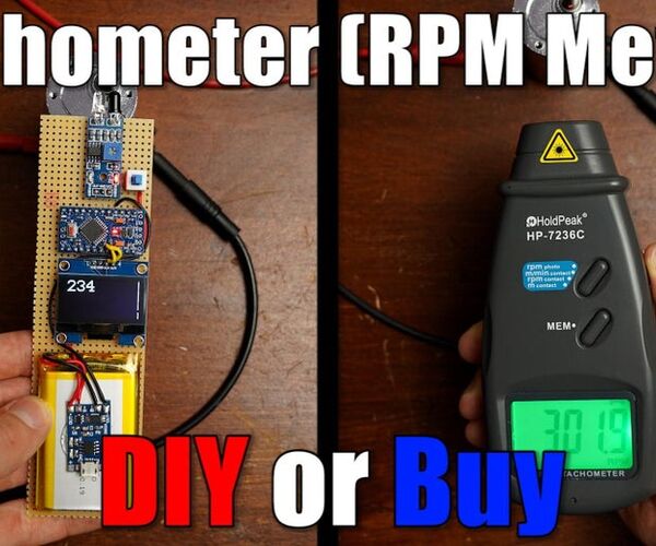 DIY Tachometer (RPM Meter)