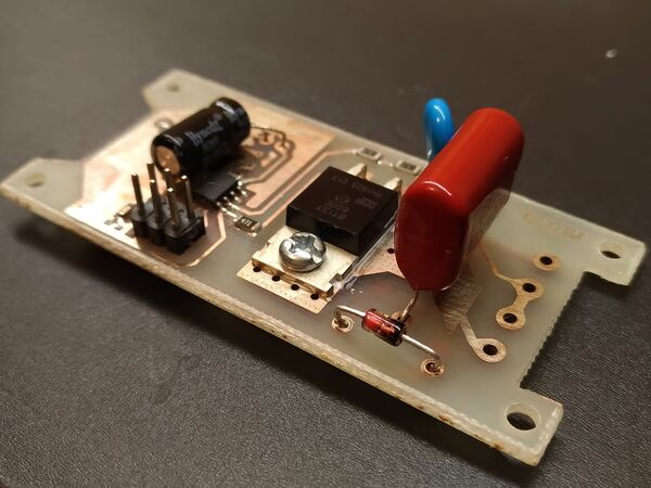 ATtiny13-Based, Key-Controlled Simple Dimmer