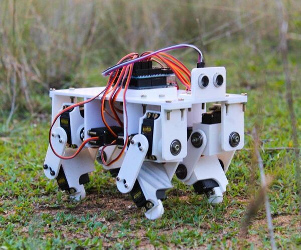 3D Printed Arduino Powered Quadruped Robot