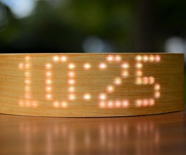 ArClock - a Smart Display Wrapped in Real Wood