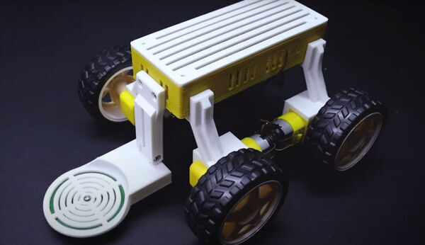 Check Out This DIY Arduino-Powered Metal Detector Robot