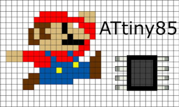 ATtiny85 Mario Challenge!