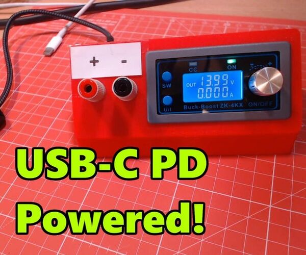 USB-C Powered Bench Power Supply