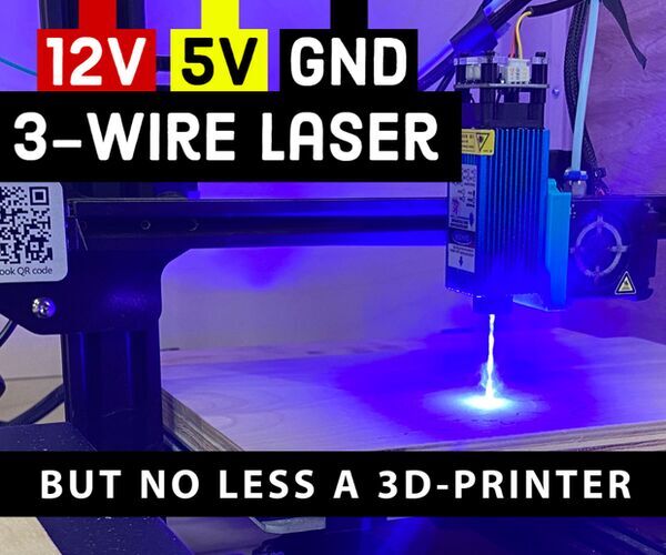 ADDING a 3-Wire Laser to a CR-10S 3D Printer