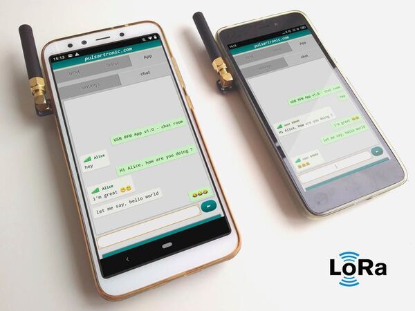DIY Smartphone LoRa Connection