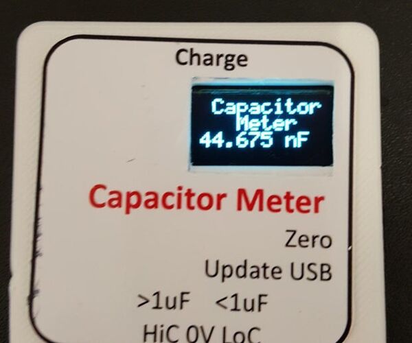 ATTiny85 Capacitor Meter