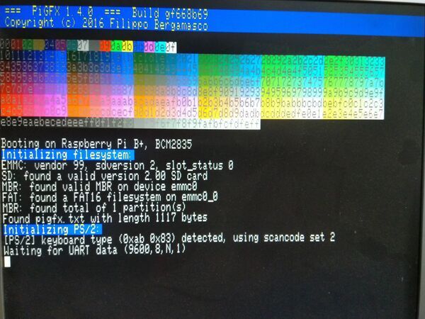 PiGFX - Raspberry Pi graphics card / ANSI terminal emulator
