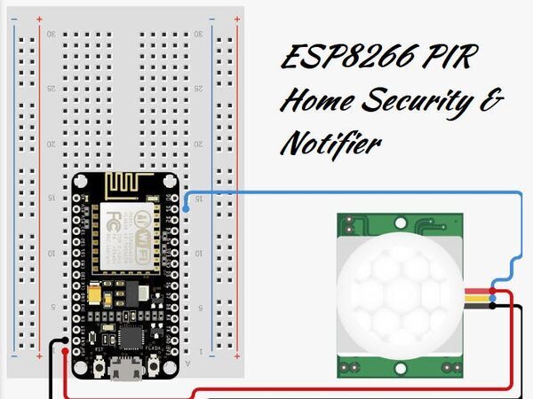 ESP8266 PIR Home Security & Notifier