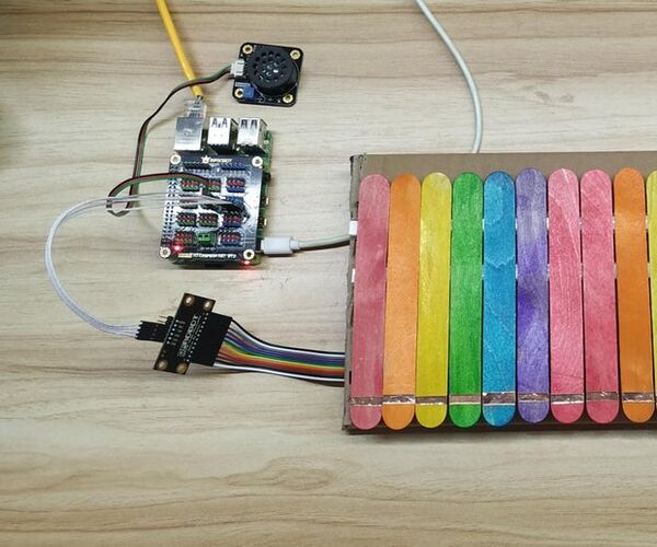 A Simple Raspberry Pi Electronic Organ Based on MPR121