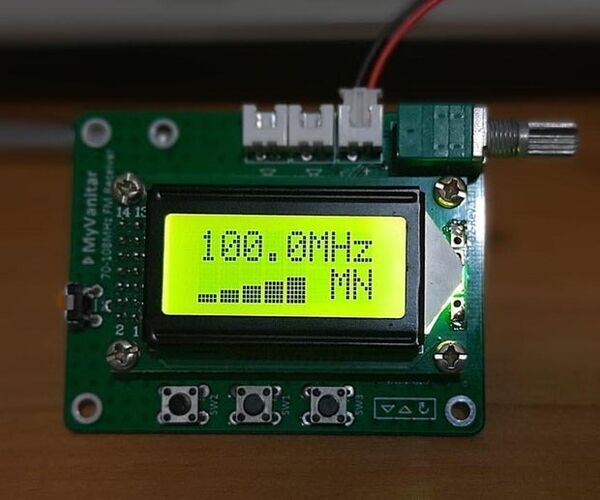 Full Digital FM Receiver With Arduino and TEA5767