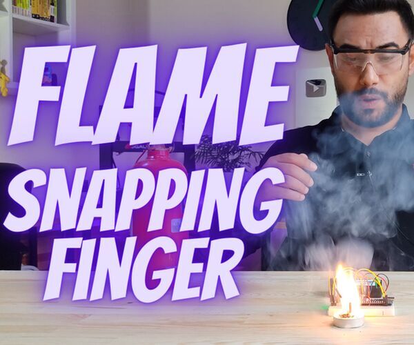 Flame the Candle by Snapping Your Finger