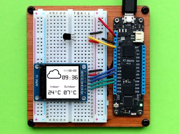 Weather Station Using Public Web Service Using Meadow