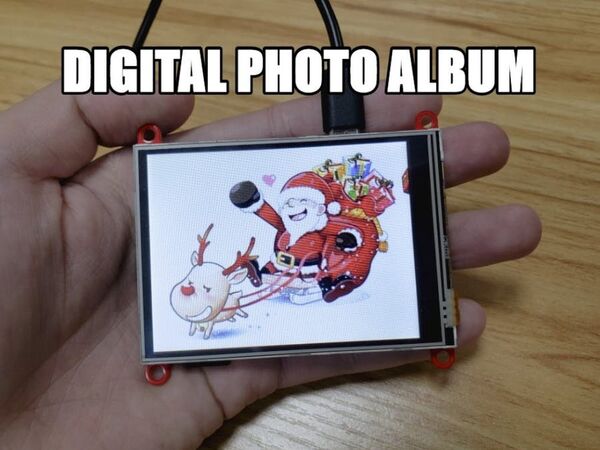 Make a Digital Photo Album by ESP32