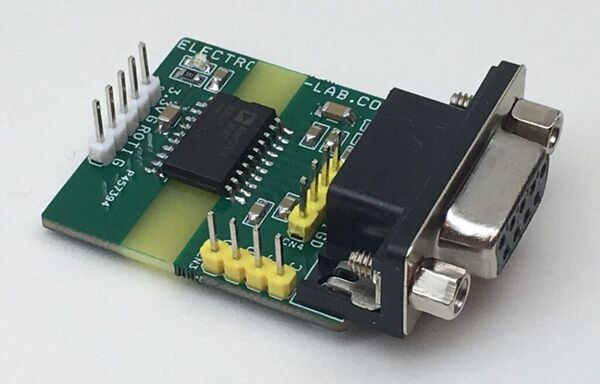 Isolated, Single-Channel RS232 transceiver (Isolated RS232 to UART)