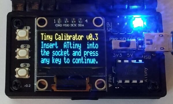 TinyCalibrator - OSC Calibrator and High Voltage Fuse Resetter